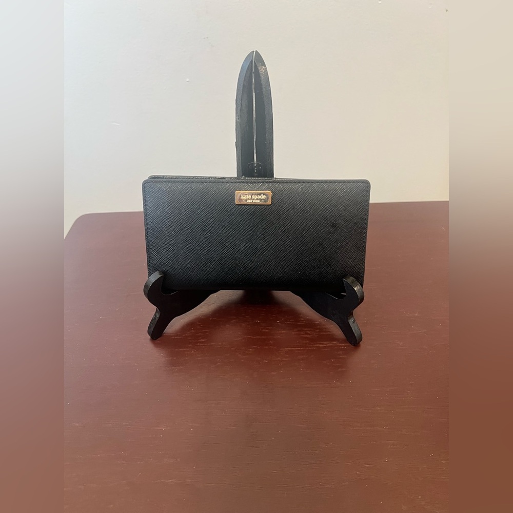 Kate Spade Black Saffiano Leather Wallet